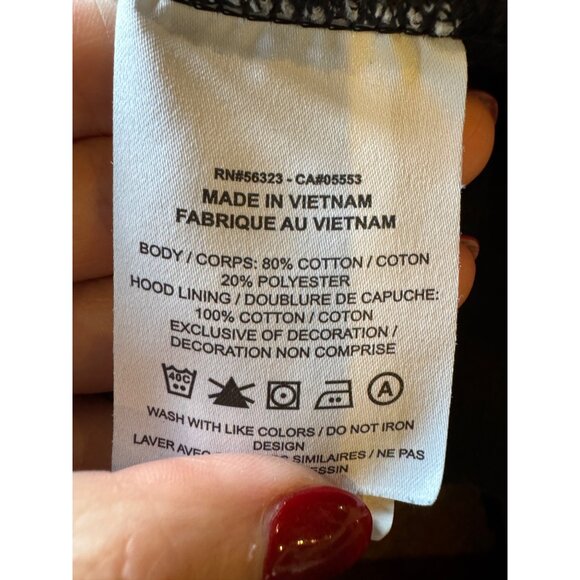 Nike Sweatshirt Men Medium Black Club Fleece Pullover Hoodie Athleisure Athletic - Picture 7 of 8